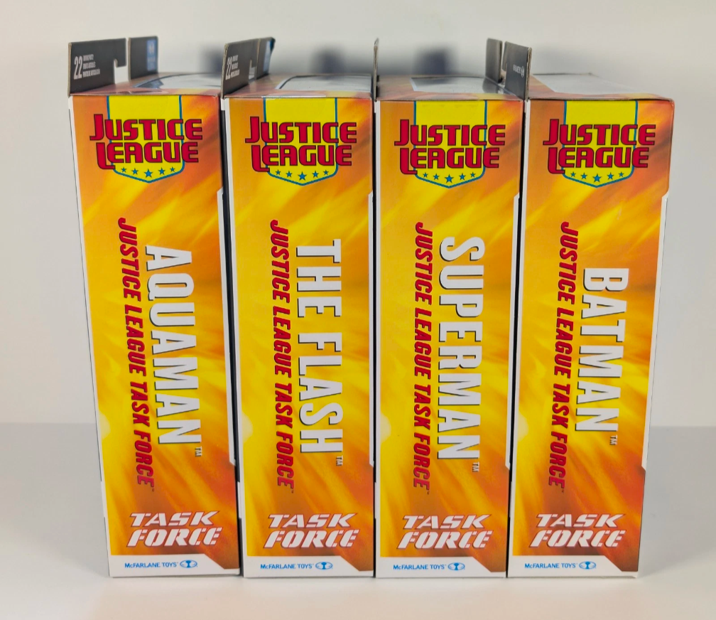 McFarlane DC Multiverse  Justice League Task Force (Platinum) Complete Set