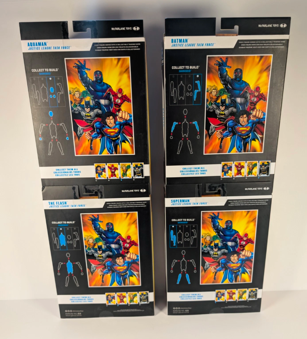 McFarlane DC Multiverse  Justice League Task Force (Platinum) Complete Set