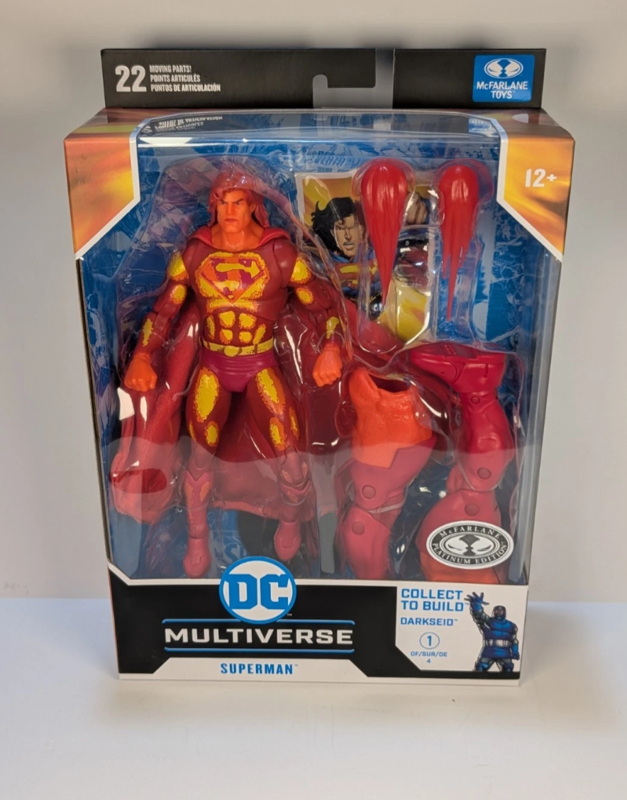 McFarlane DC Multiverse Superman Platinum Edition Justice League Task Force